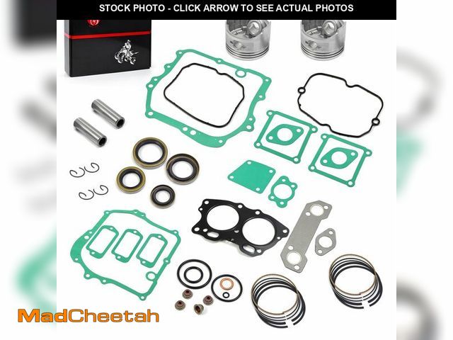 Lot 74-14063486 - Piston &amp; Ring Gasket Seal Rebuild Kit STD Compatible with EZGO Fuji Robin 295cc EH29C 4 Cycle Ga...