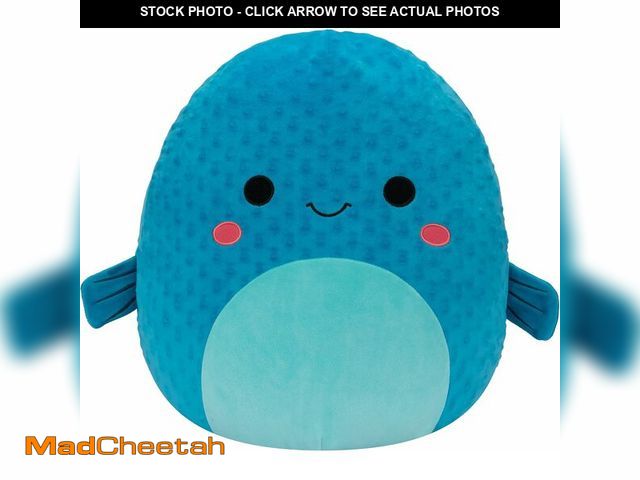 Lot 74-12665306 - Squishmallows Original 16in Refalo The Blue Pufferfish - Official Jazwares Plush (Large) - UNUSED