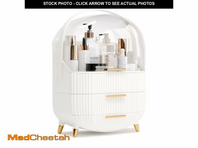 Lot 74-12605071 - lurcns Makeup Organizers and Storage, Make up Organizer for Vanity Cosmetics Skincare Organizers Wit...