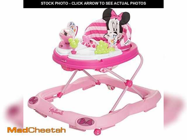 Lot 74-12761768 - Disney Baby Minnie Mouse Baby Walkers and Activity Center, Pink Glitter Music and Lights Walker - US...