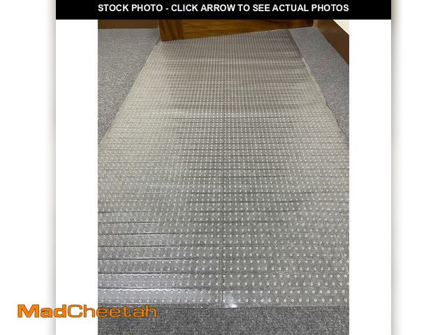 Lot 74-12760509 - Sweet Home Stores Floor Protector Waterproof Non-Slip Clear Design Indoor Customizable Protector Run...