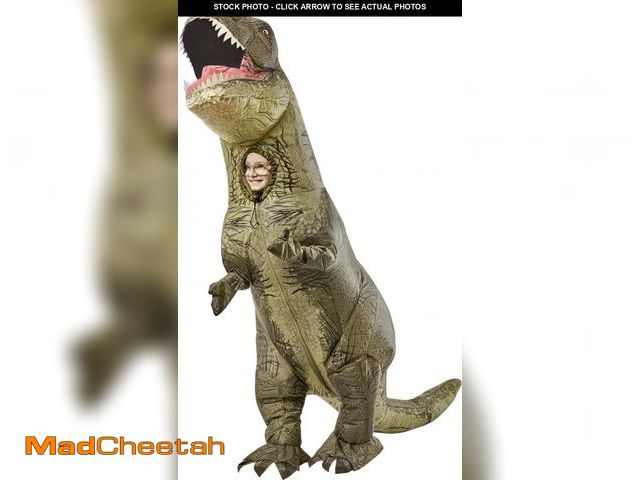 Lot 74-12525905 - Jurassic World Inflatable T-Rex Costume for Children by Rubies, Unisex (Youth One Size) - UNUSED