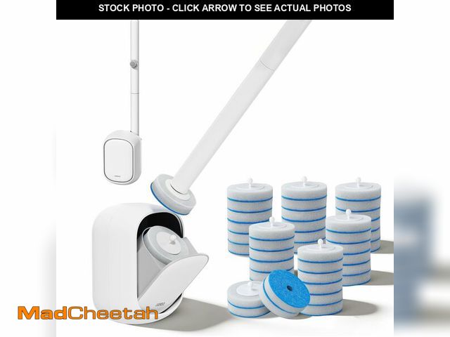 Lot 74-14298566 - JUDRDO Disposable Toilet Brush,Toilet Bowl Cleaner,Wall Mounted Toilet Bowl Brush with 36 Refills fo...