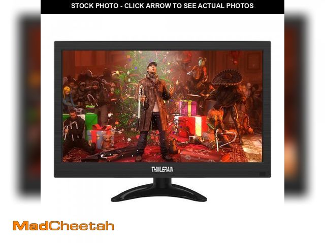 Lot 74-12314037 - Thinlerain 13.3 inch Small PC Monitor 1366x768 Mini LED Monitor with HDMI VGA AV BNC USB Intput, for...