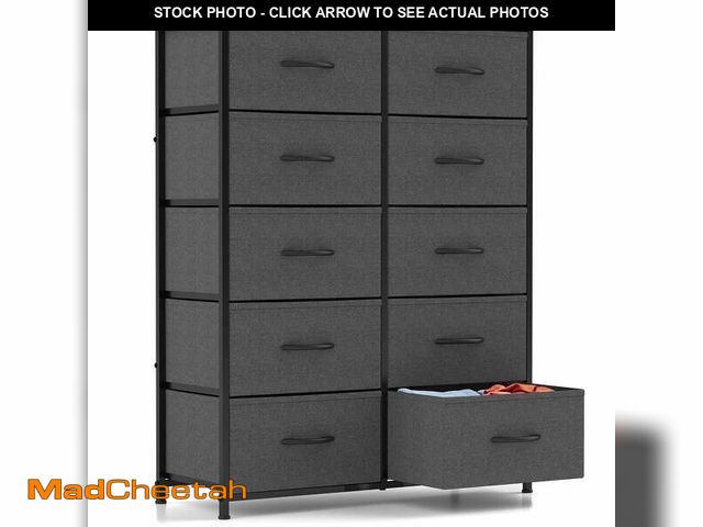Lot 74-14072052 - CONCETTA 10-Drawer Fabric Dresser Storage Chest for Bedroom, Closet, Entryway, Storage Furniture for...