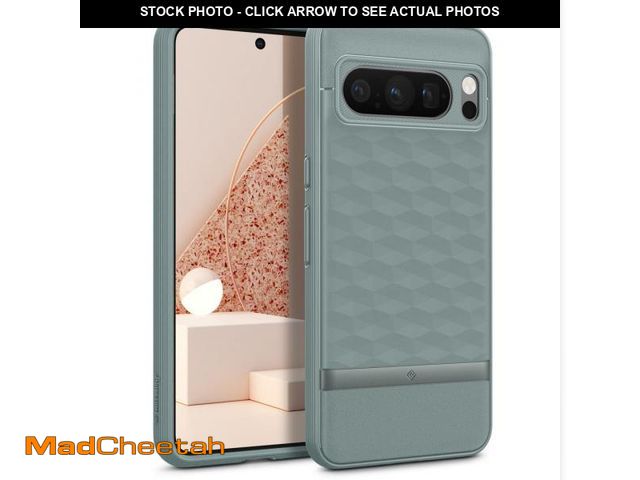 Lot 74-11547909 - Caseology Parallax for Google Pixel 8 Pro Case 5G [3D Ergonomic Design](2023) - Sage Green - USED
