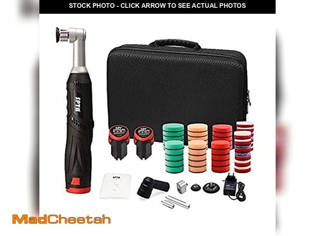 Lot 74-12677531 - SPTA Cordless Mini Car Polisher, 12V Micro Cordless Scratches Killer Car Polisher RO/DA Mini Car Pol...