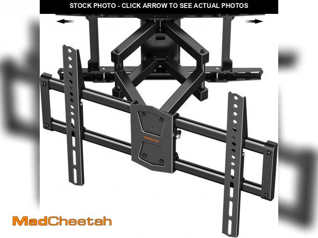 Lot 74-12116312 - IWORKBORAD 42-86 '' Full Motion TV Wall Mount 24 Inch Studs, Heavy Duty TV Mount 24 inch Studs, Swiv...