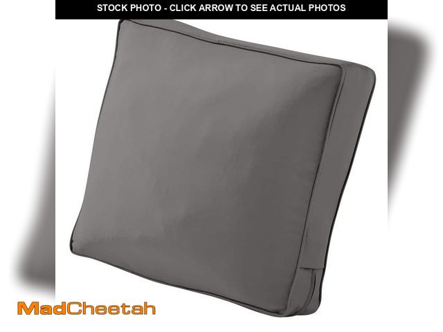 Lot 74-12557806 - Classic Accessories Montlake 21 in. W x 15 in. H x 4 in. T Outdoor Lounge Chair/Loveseat Back Cushio...