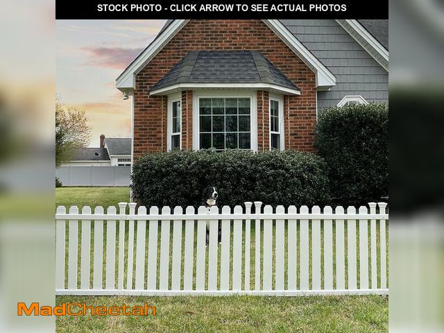 Lot 74-12543814 - 2.5ft H x 3.5ft W (2 Panels) No Dig Zippity Bella Puppy and Garden Fence Kit, No Dig Fence Panels, W...