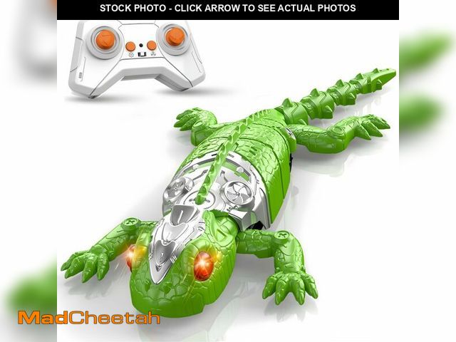 Lot 74-13714001 - DOLGZIS Upgrade Wall Crawler Gecko with Gift Card, Rechargeable Remote Control Robot Kids Toys, Geck...