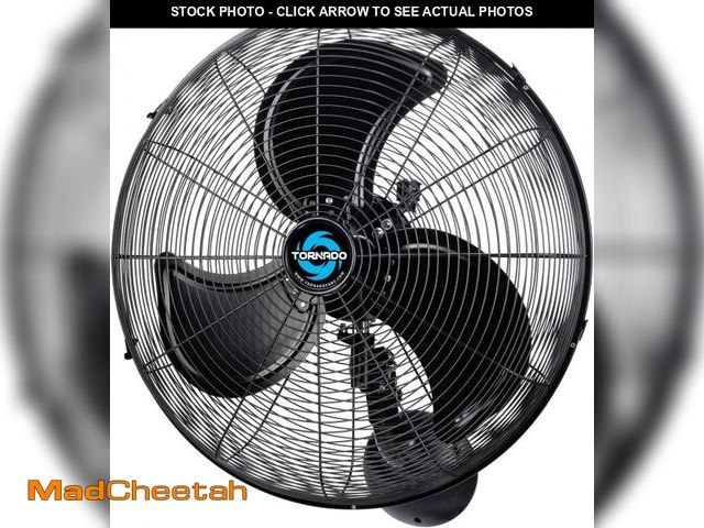 Lot 74-12137313 - Tornado 20 Inch Pro Series Outdoor Wall Mount Fan, High Velocity, Waterproof, Oscillating, 3-Speed, ...