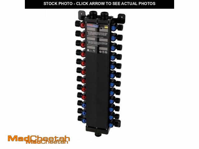 Lot 74-11379271 - Viega Manabloc 1/2 in. Press x 24 port Polysulfone Distribution Manifold (9 Hot/15 Cold) 49620 - UNU...