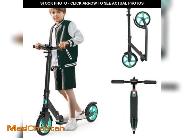 Lot 74-12159043 - UPGO Kick Scooter for Teens  Kids &amp; Adults  Max 240 Lbs  Foldable  8-Inch Wheels  4 Adjustable L...