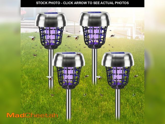 Lot 74-14263515 - 2026 Upgraded Solar Bug Zapper Outdoor, Mosquito Killer, Fly Traps Gnat Zapper for Small Flying Inse...