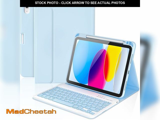 Lot 74-14081833 - KBCASE for iPad 11th 10th Generation Case with Keyboard, Detachable Wireless Keyboard Case for iPad ...