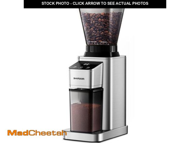 Lot 74-12220601 - SHARDOR Professional Conical Burr Coffee Grinder, Coffee Bean Grinder with 48 Grind Settings for Esp...