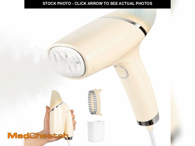 Lot 74-12976688 - Portable Steamer for Clothes, 25s Fast Heat-up, 1000W Travel Steam Iron Wrinkles Remover with Brush,...