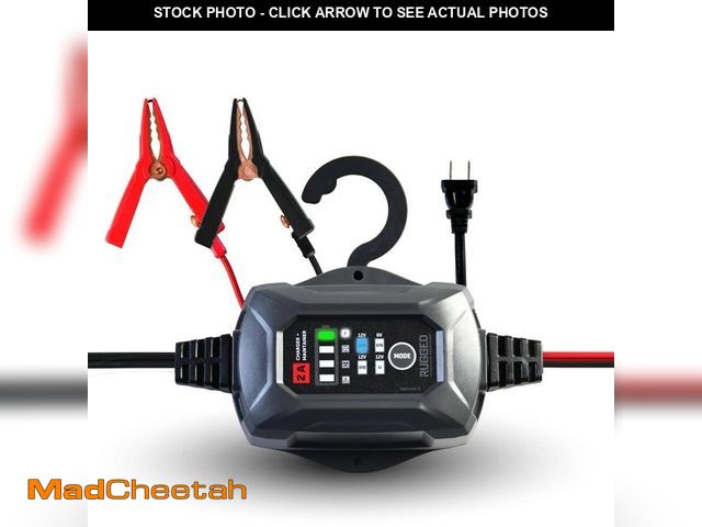 Lot 74-14366214 - Schumacher Electric Rugged 5A Car Battery Charger and Maintainer, 3-in-1, for 6V/12V Power Sport, Au...