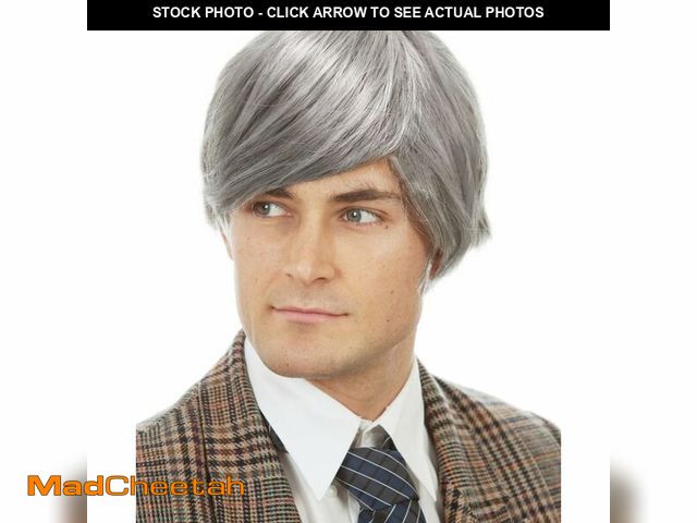 Lot 74-12969149 - ALLAURA Old Man Wig Grey Silver Grandpa Costume Mens Ã¢â¬â Old Man Gray Wig One Size Fits All - U...