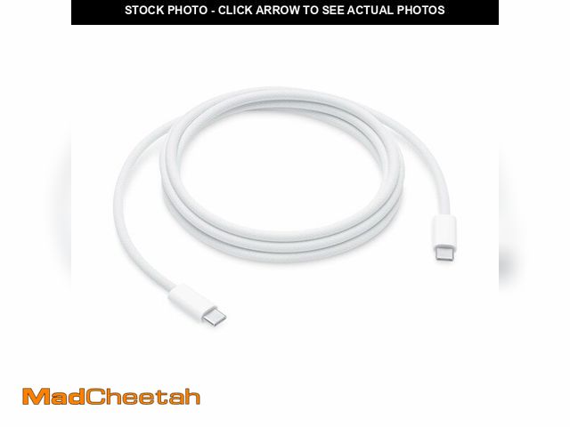 Lot 74-14294503 - Apple 240W USB-C to USB-C Woven Charge Cable (2 m): Fast and Convenient Charging - USED