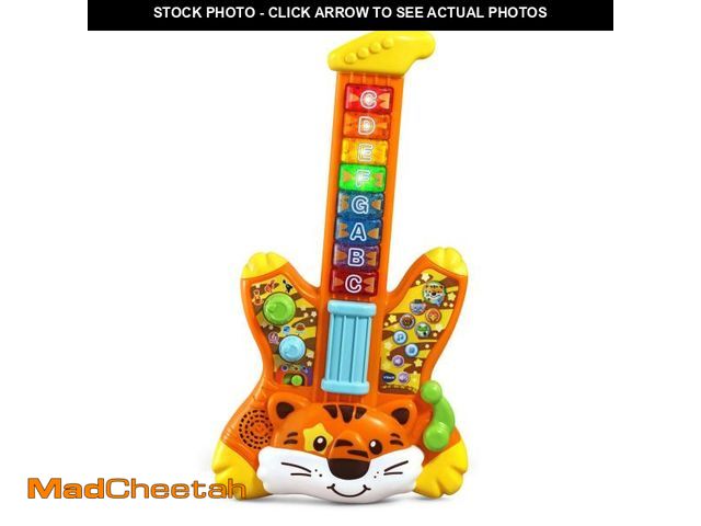 Lot 74-12425802 - VTech Zoo Jamz Tiger Rock Guitar, Orange - UNUSED