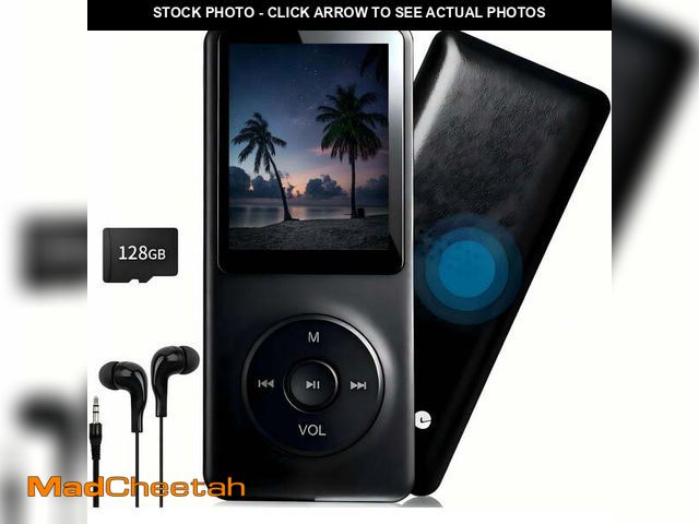 Lot 74-13711073 - 128GB MP3 Player,with Bluetooth 5.2, Music Player with Built-in HD Speaker, Voice Recorder, HiFi Sou...