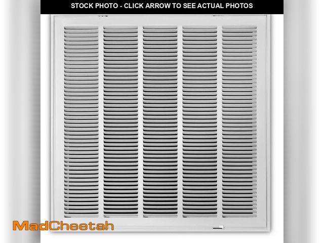 Lot 74-12783579 - Everbilt 24 in. x 24 in. Steel Return Air Filter Grille in White - UNUSED