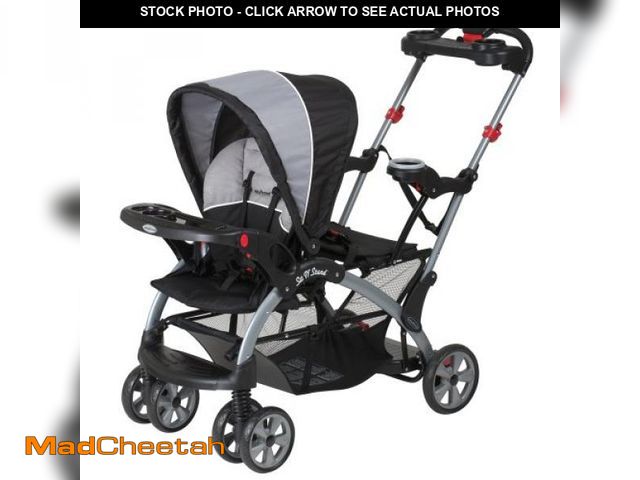 Lot 74-12509933 - Baby Trend Sit N' Stand Children Kids Lightweight Foldable Portable Dual Front and Back Seat Ultra S...