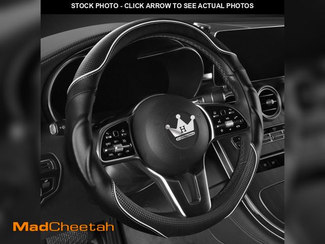 Lot 74-12049706 - HighnessHwoo 3D Car Steering Wheel Cover Comfort Grip Massage Sporty Anti-Slip Carbon Fiber Faux Lea...