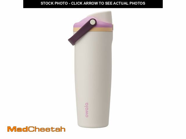 Lot 74-14063127 - Owala FreeSip Sway Insulated Stainless Steel Water Bottle with Two-Way Spout, Built-In Straw and Buc...