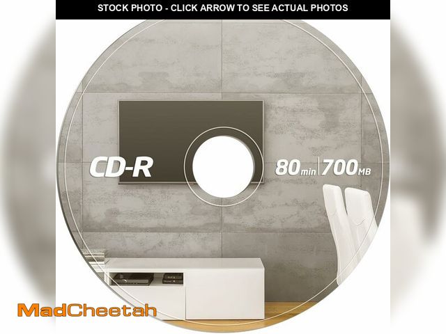 Lot 74-13836366 - Tellegloww Acrylic Cd Mirror 24 x 24 Inch Cool Music Decor Cute Mirror Round Cd Funny Christmas Musi...
