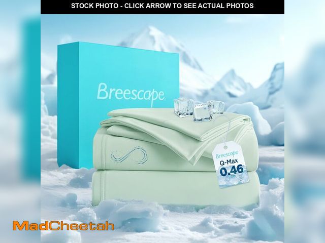 Lot 74-13364024 - Breescape Cooling Sheet Set Cal King Size - BlendTekÃÂ¢Ã¢â¬Å¾ÃÂ¢ Dry &amp; Cool Technology for Ho...