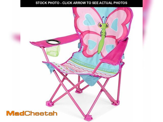 Lot 74-14305765 - Melissa &amp; Doug Sunny Patch Cutie Pie Butterfly Folding Lawn and Camping Chair - UNUSED