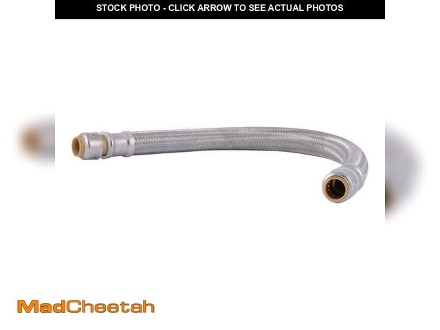 Lot 74-14353403 - SharkBite Max 1/2 in. Push-to-Connect x 18 in. Stainless Steel Flexible Repair Hose - UNUSED