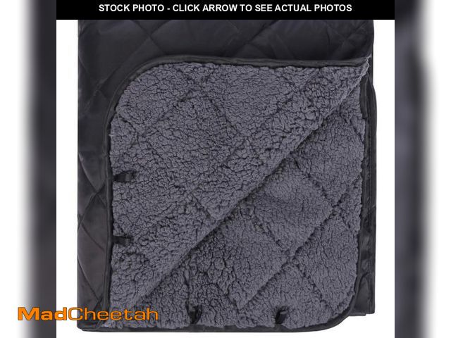 Lot 74-12051786 - REDCAMP Large Camping Blanket with Sherpa Lining, Cold Weather Warm Outdoor Blanket Windproof for Ca...