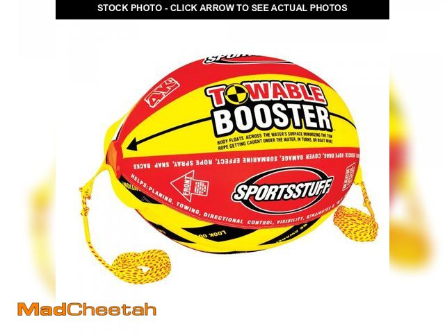 Lot 74-12220935 - SportsStuff Booster Towable Tube Ball Towable Rope for Lift and Visibility, 60 ft Rope with 4,100 lb...
