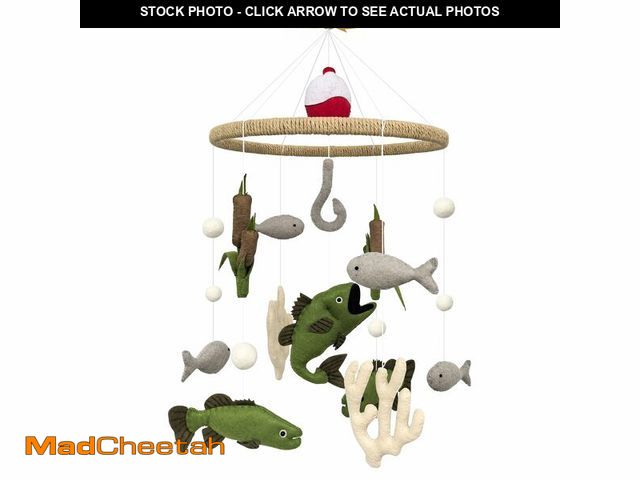 Lot 74-14214165 - Teeloray Baby Mobile for Crib Fishing Crib Mobile for Boys Handmade Vintage Hunting Nursery Decor fo...