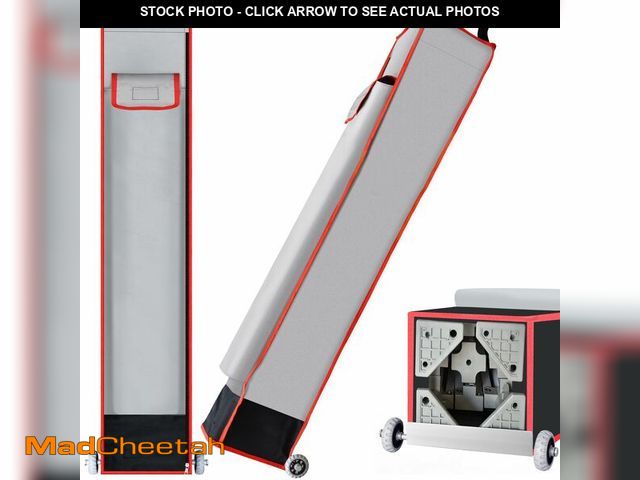 Lot 74-14208395 - Eurmax USA Heavy Duty Wheeled Roller Bag Pop up Canopy Tent Universal Rolling Storage Bag for 10x10 ...