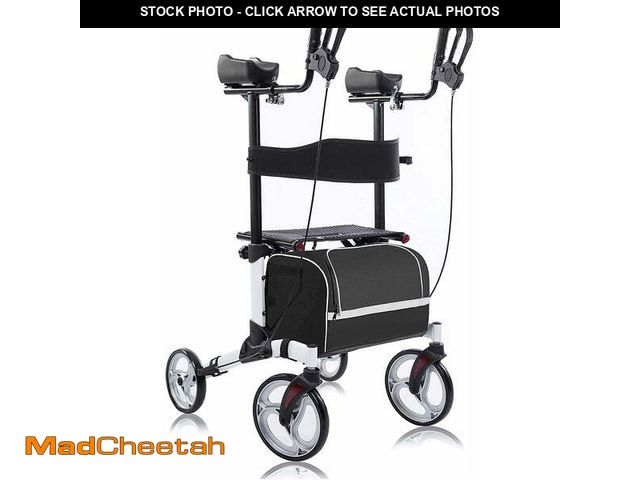 Lot 74-12887593 - BEYOUR WALKER Upright Walker, Newest Design, Stand Up Rollator Walker Tall Rolling Mobility Walking ...