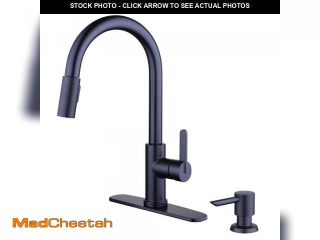Lot 74-12410293 - Glacier Bay Paulina Single-Handle Pull-Down Sprayer Kitchen Faucet with TurboSpray, FastMount, Soap ...