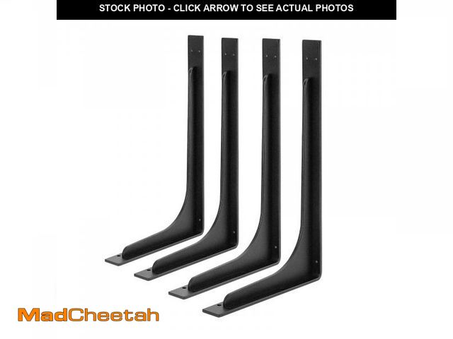 Lot 74-11545147 - 12inch x 7inch shelf brackets,L Shelf Brackets, die-cast formation, vertical Angle, premium alloy me...