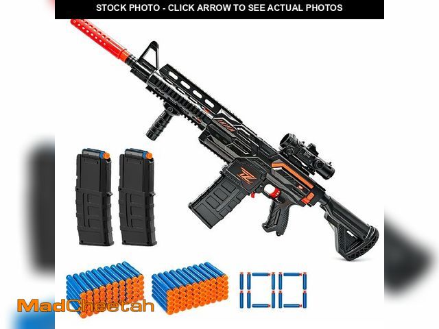 Lot 74-14146919 - Electric Automatic Toy Gun for Toy Guns Sniper Soft Bullets [Shoot Faster] Burst Soft Bullets Toy Fo...