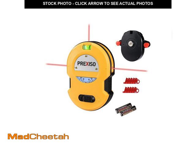 Lot 74-12716199 - PREXISO Multi Surface Laser Level LED Light Vial, 30Ft Horizontal &amp; Vertical Line Laser with Wal...