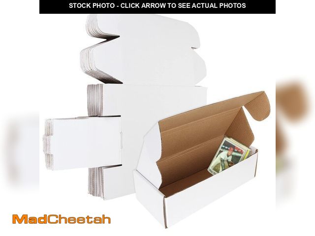 Lot 74-12708851 - AConnet 20PCS 500 Count Trading Card Storage Box Corrugated Cardboard Baseball Card Box For Shipping...