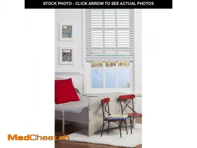 Lot 74-12161451 - 212 Main 2 in. Cordless Faux Wood Blind White - 62 1/2  x 64 in., MI2762725 - UNUSED