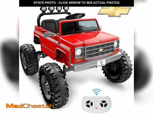 Lot 74-13284513 - 24V 2 Seater Ride on Cars, Licensed Chevrolet Cheyenne Powered Ride on Toys Truck with Remote Contro...