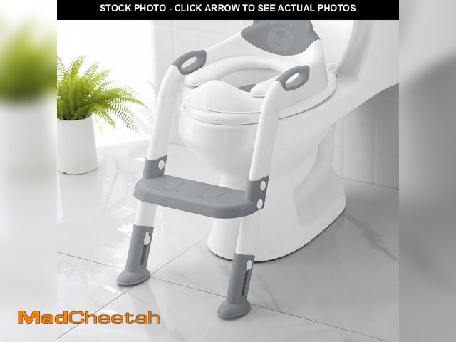 Lot 74-12051619 - Potty Training Seat with Step Stool Ladder, SKYROKU Potty Training Toilet for Kids Boys Girls Toddle...