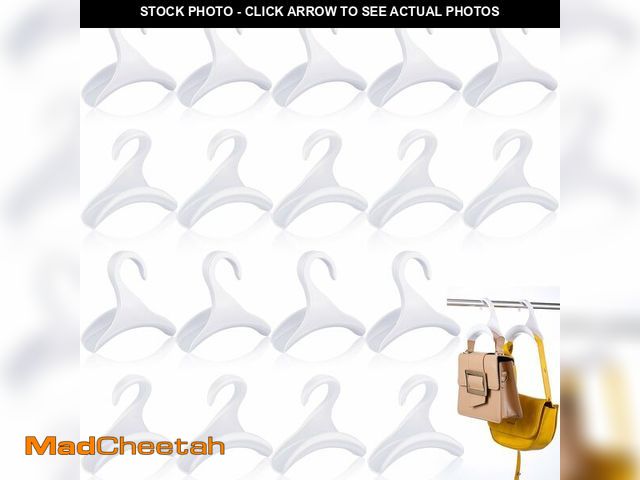 Lot 74-14269797 - Maitys 18 Pcs Purse Hanger Hook Acrylic Bag Rack Holder for Bag Hanger Handbag Tote Hook Closet Orga...