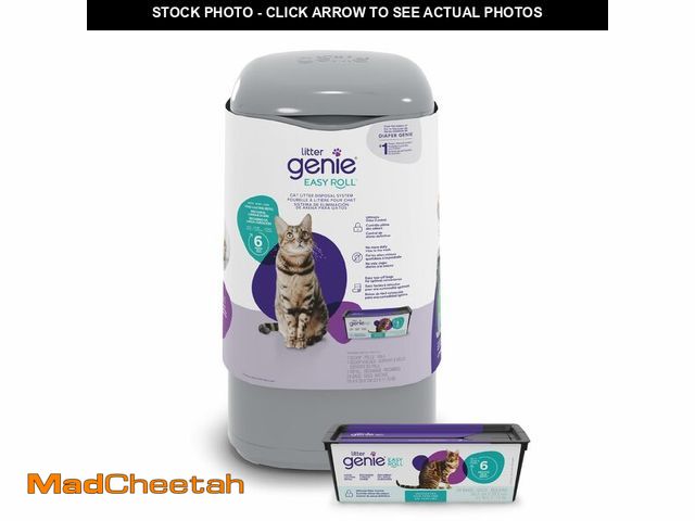 Lot 74-13787854 - Litter Genie Easy Roll Cat Litter Disposal Pail | Odour Control, Refill Bags &amp; Scoop - UNUSED